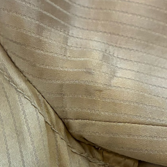 Banana Republic cotton/silk blend Gold Women's Jacket. Gorgeous! Size 2P - Picture 15 of 16